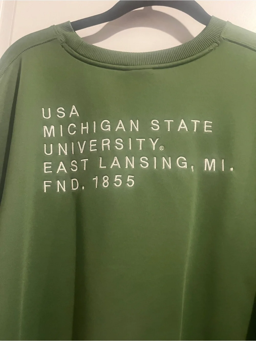 Nike Olive Green Crewneck Sweatshirt Military Appreciation